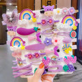 New Kids Cartoon Handmade Hair Clip Princess Flower Design Children's Hair Accessories Korea Candy