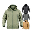 Men Outdoor Tactical Hoody Hoody Inter Solid Jacket Coat Sport Uniform Waterproof Softshell Jacket