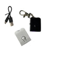 Customized Acrylic Led Keyring Screw Free Pluggable RGB Led Keychain Base for Promotion
