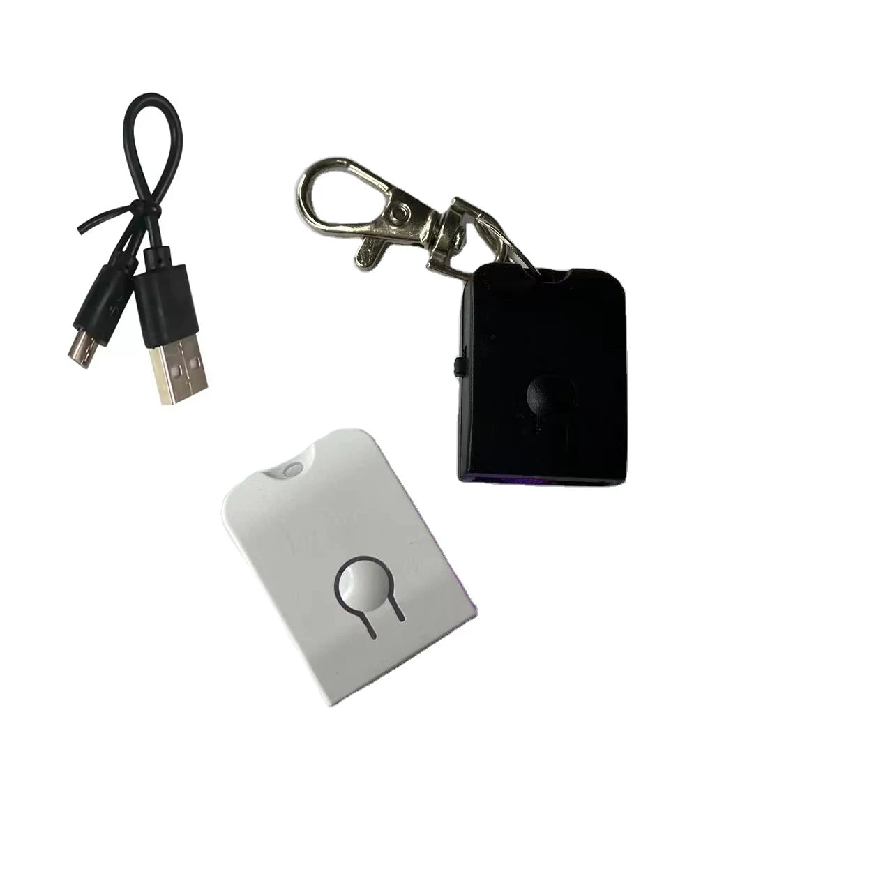 Customized Acrylic Led Keyring Screw Free Pluggable RGB Led Keychain Base for Promotion