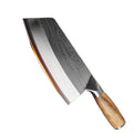 8-Inch Extra Long Kitchen Boning Knife Super Sharp Traditional Chinese Design with Ergonomic Stainless Steel and Wood Handle MegaBDM