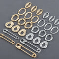 M1127 10pcs/lot Jewelry Accessories Connector Hooks Pass REACH Nickel Free 18k Gold Rhodium Plated Copper Gold Silver Findings