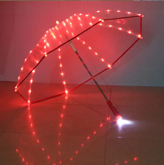Fashion Hot Sell Kids Umbrella Led Ring Umbrella Manufacturer Luxury Rain Led Umbrella
