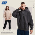 YWGH Autumn Spring Solid Unisex Hoodie Stylish Customized Logo Pullover Sweatshirts Personalized Oversized Cotton Eco-Friendly