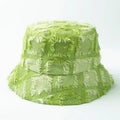 Premium Outdoor Bucket Hat for Men Distressed Plaid Pattern Sun Cap Vintage Style for Fishing Party Casual Outings Cycling