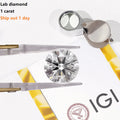 Starsgem 1 Carat Round VS1 VVS2 VVS1 Lab Grown Diamant Hpt Cvd Super Deal DEF Color Lab Diamond