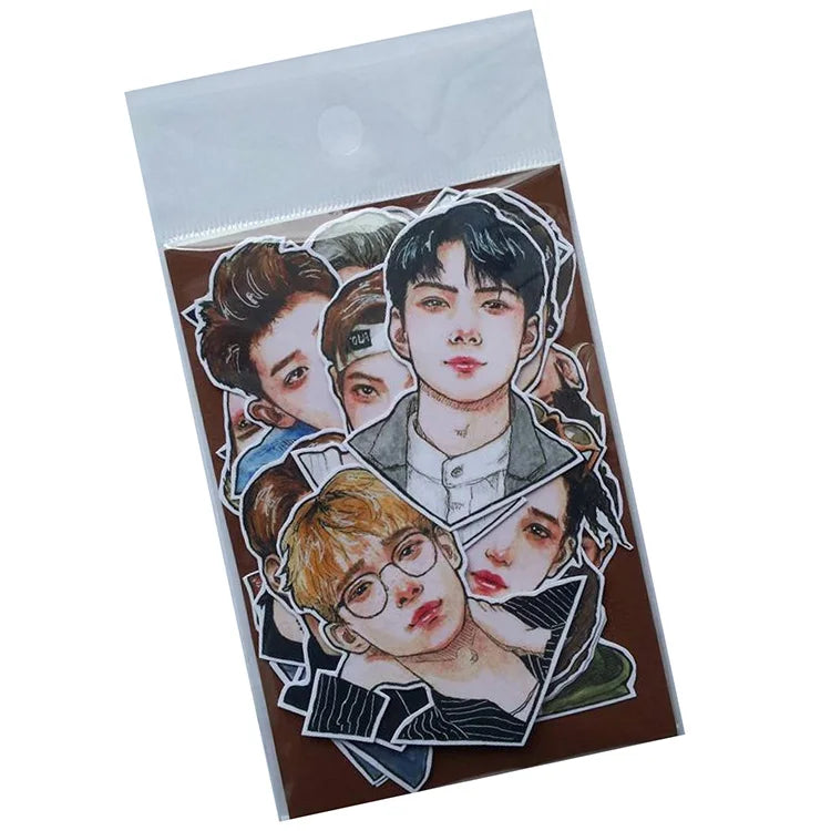 Waterproof Custom Made I Love Kpop Cute Boys Funs KPOP Stickers