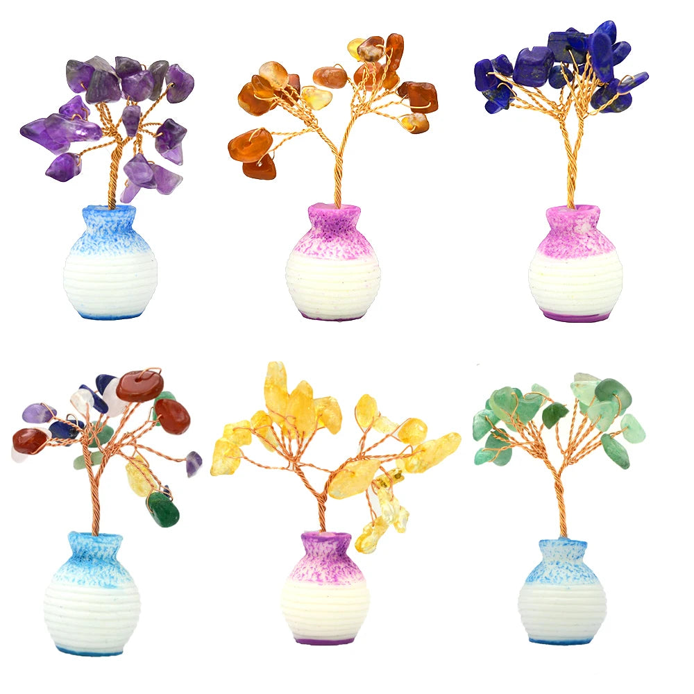 Natural Crystal Beauty and the Beast Flower Gemstone Beads Flower for Home Decorations