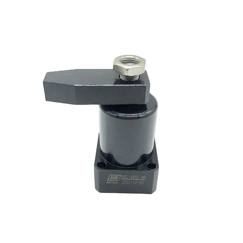 Haoshou HSL-25SL-90 Carbon Steel Double Acting Bore 25mm Hydraulic Swing Clamp Cylinder Used on Automobile Industry