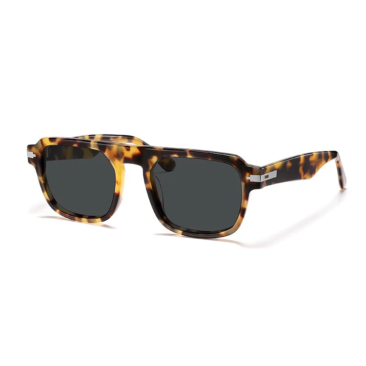 DONGJUN Custom Brand Private Label Unisex Luxury Premium Designer Acetate UV400 Photochromic Sunglasses 4 Colors