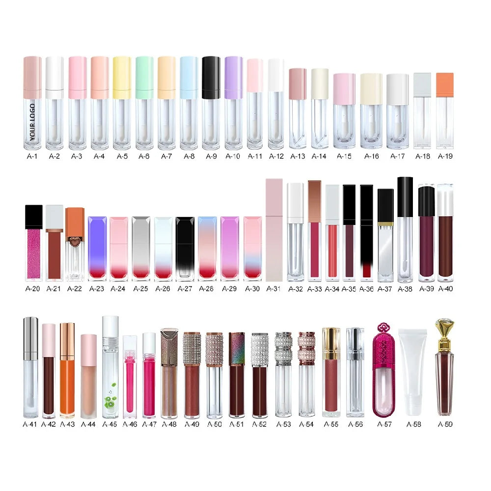 Custom Vegan DIY Tubes Wholesale Lipgloss Private Label Lip Tint Liquid Matte Lipstick Shiny Nude Glossy Lip Gloss