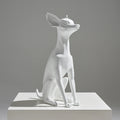 Detachable Dog Mannequin Fiberglass Pet Dog Model Light and Easy to Install Pet Dog Chihuahua Model Dummy