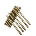 Hss Twist Drill Bit Set 1mm-13mm High Speed Steel with Titanium Finish for CNC Metal Drilling-DIN338 Drill Bits for Metal