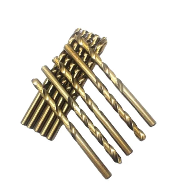 Hss Twist Drill Bit Set 1mm-13mm High Speed Steel with Titanium Finish for CNC Metal Drilling-DIN338 Drill Bits for Metal