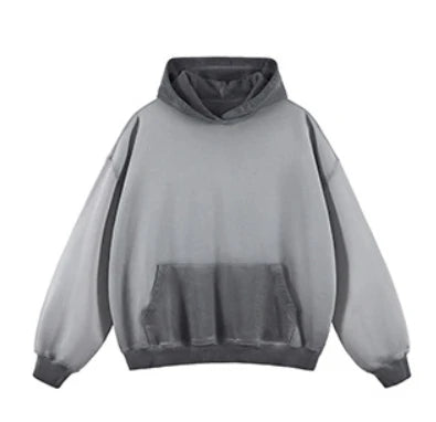 Streetwear Styles Customized Printed Cotton Pullover Men Washed Vintage Hoodies Oversized Men's Hooded Sports Jogging
