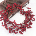 5.9FT Hanging Wall Door Decor Artificial Red Betty Garland for Home Christmas Decoration
