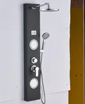 Wall Mount Complete Shower Column Stainless Steel Shower Kits Diverter Modern Design 3-Year Warranty Shower Panel