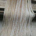 Natural Freshwater Pearl 3/4/5mm White Fresh Water Pearl Potato Shaped Loose Beads DIY Earrings Necklace Bracelet Accessories