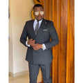 New Classic Double Breasted Mens Suits Slim Fit Groom Wedding Business Formal Gentleman Set 2 Piece Blazer Pant Designs Suit