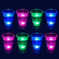 Light up Shot Glasses Flash Light Cups Glow in the Dark Party Supplies Plastic Glowing Cups LED Neon Drinking Blinking Barware
