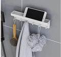 No-Drill Self-Adhesive Stainless Steel Hooks Rails-Strong Hold Wall-Mounted Organizer 1 Hook Eco-Friendly Modern Tool Storage