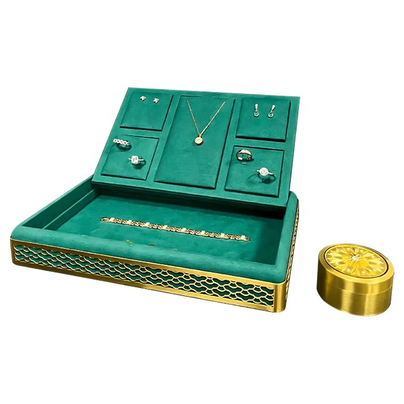 Custom DIY Jewelry Display Stand for Bracelet Necklace Ring & Earrings Portable and Stylish Jewellery Container