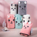 Wholesale Coral Fleece Cartoon Towel Soft Absorbent Quick-dry Embroidered Lovely Bath Towel Set