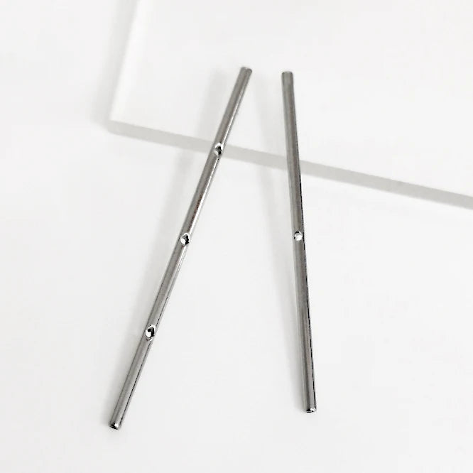 Hot 2025 Fashion F136 Titanium Rook Pierced Ear Bone Studs Round Ball Straight Bar Zircon Earrings Industrial Jewelry