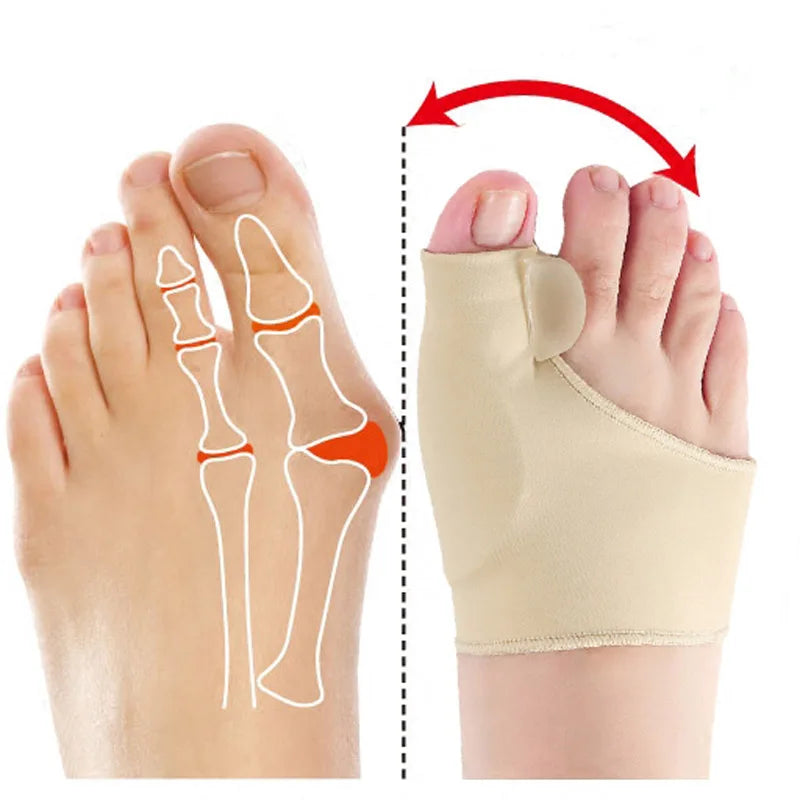Toe Separator Silicone Toes Protectors Bunion Corrector Toe Brace Orthopedic Hallux Valgus Correction for Men and Women MegaBDM