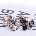 Customizable No-Sew Nail-Free Iron Pin Button Adjustable Detachable Brooches for Bags Round Metal Decoration Plating Technique