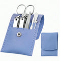 Stainless Steel Manicure Set Bag Professional Nail Clippers Tool Kit Nail Care Set with PU Leather Case Pedicure Equipment