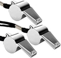 Emergency Metal Whistle with Lanyard Loud Whistle for Referee Silbatos De Emergencia