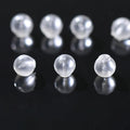 Wholesale Trendy PVC Material Ball Shaped Earplugs Anti-Drop Ear Studs with Back Stopper Beams for Party Occasions