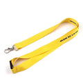 Customizable Polyester Lanyard With Metal Hook Silk Screen Printed Lanyard
