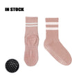 Design Women Cotton Sports Socks in Stock Grip Yoga Socks Wholesale Athletic Pilates Socks
