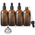 Luxury Skincare Packaging Hair Oil Bottle 30ml Pipette Serum Bottle Press Dropper 1oz Amber Glass Serum Essential Oil Bottle