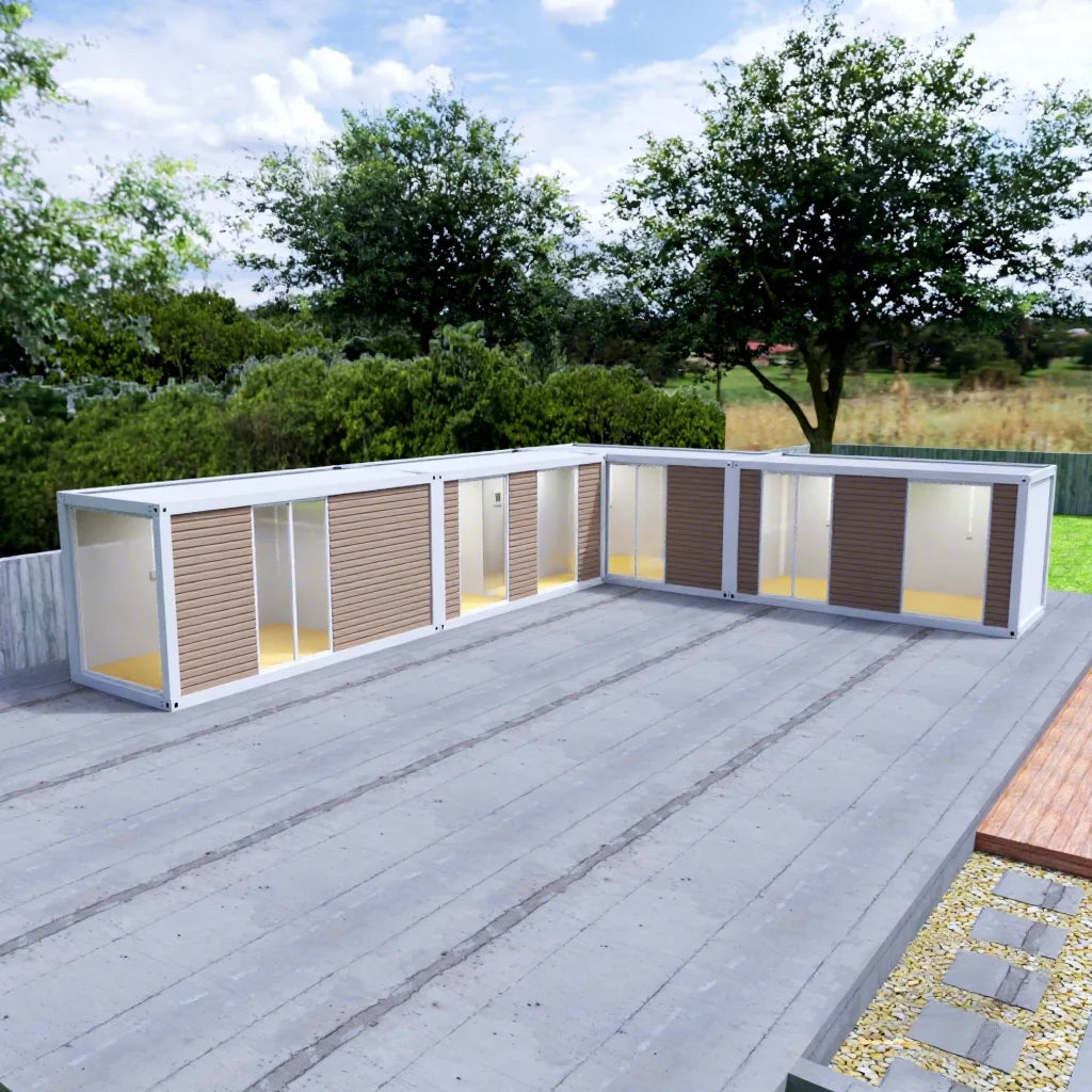 Small Spaces Big Dreams Life Extension Steel Frame Container Houses European Design Detachable Structure More Sunlight Bedroom