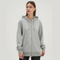 EMF Protection Silver Fiber Infused Cotton Faraday Hoodie with Shielding Zipper Full Protect
