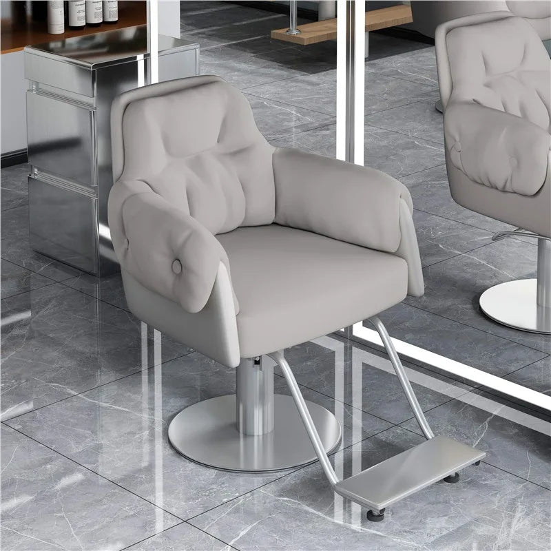 Modern Cheap High Quality Lift up and Down Adjustable Hair Cutting Barber Chair High Quality Salon Styling Chairs