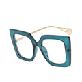 2023 New Fashion Glasses Frame Square Anti-Blue Light Glasses Lunettes Photo Gray Antireflet Bleu Homme Et Femme