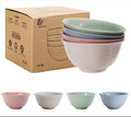 Customize Eco-friendly Reusable Sustainable Wheat Straw Rice Ramen Noodle Salad Bowl Set