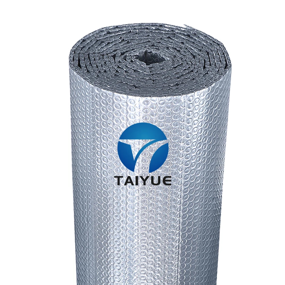 Industrial Design Style 3-Layer Double Bubble Foil 10mm 25mm Thickness Metal Construction Flame Retardant Thermal Insulation