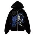 Acid Wash Design Full Zipper Hoodie Quality Custom logo 3d Oem Odm DTG Hoodie Rhinestone Design Full Zip up Hoodie Puff Print