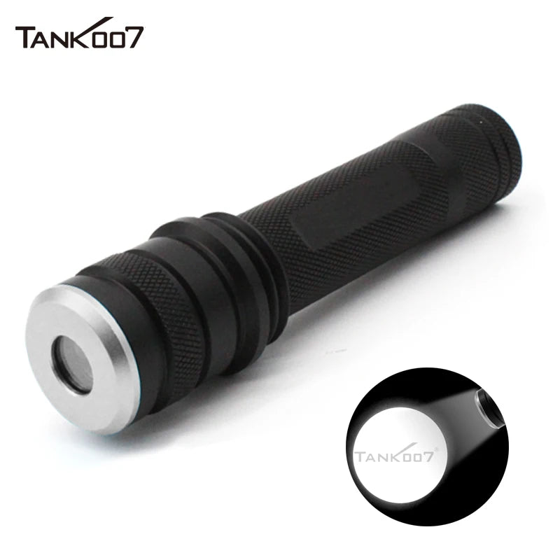 Tank007 Forensic UV LED Flashlight Rechargeable White Light Torch Forensic Uniform Light Footprint Criminal Investigation LED