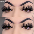 Luxury 25mm Fluffy Mink Eyelash Box Packaging Real Mink Lashes Wholesale Russian Strip Eyelashes Vendor
