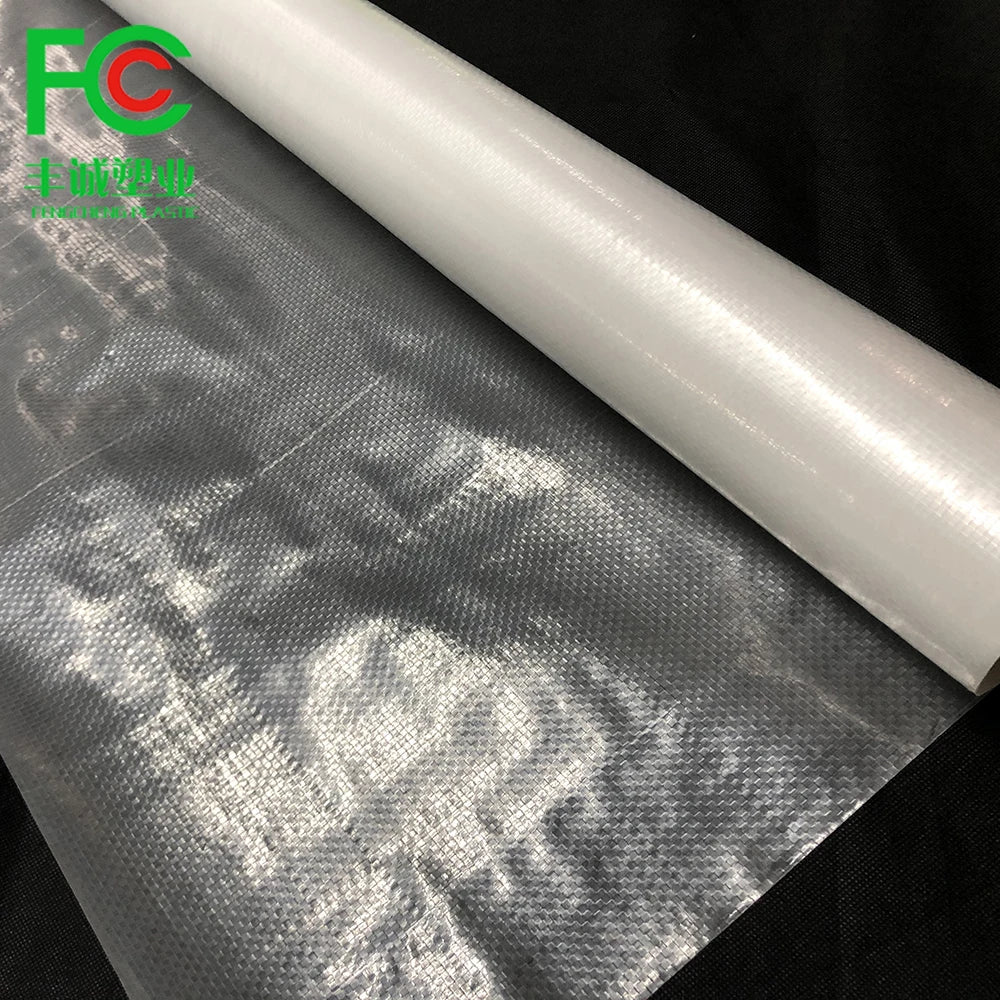 UV Treated 200 Micron Woven PE Film Large Double-Layer Heavy Duty High Strength Windproof Multi-Span Agricultural Greenhouse