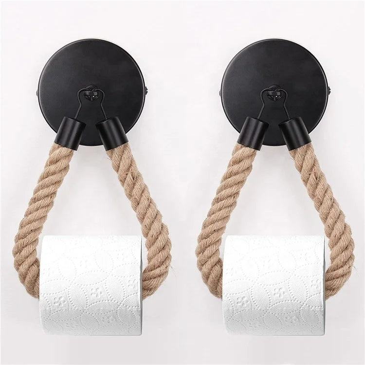 Cheap Black Toilet Paper Holder  Wall Towel Rail Replacement Roll Holder