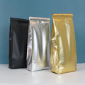 Matte Heat-Sealed Empty Aluminum Foil+PE Coffee Bag Plastic Side Gusset 13.5x41+7cm Baina Jia Brand OCB001 Model 28C Packaging