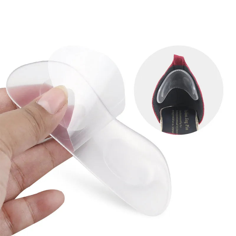 Shock Proof Girls High-heeled Shoes Silicone Gel High Anti-slip Heel Protector Stickers Anti-drop Grip Liner