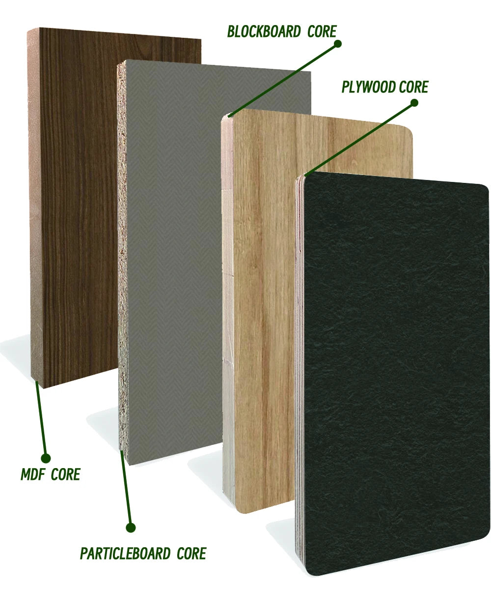 Particle Board Wood Mdf Coated Plywood Melamine 18mm Oak for Wholesales